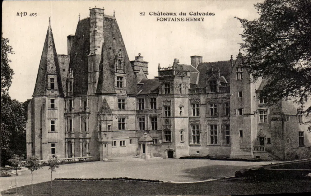 Schloss Fontaine-Henry — Calvados — A+D 405 - Vorderseite