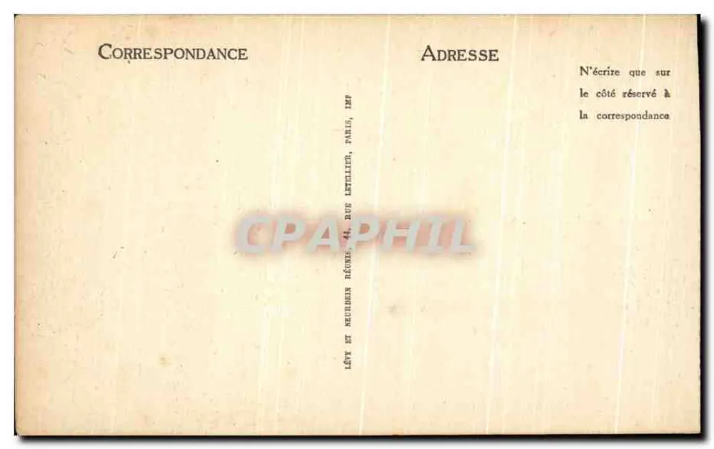 Lisieux — Através dos Pommiers — LL - Verso