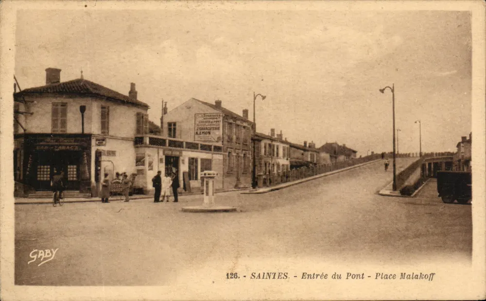 Saintiès - Entrada do Ponte - Praça Malakoff — Saby, n°126 - Frente