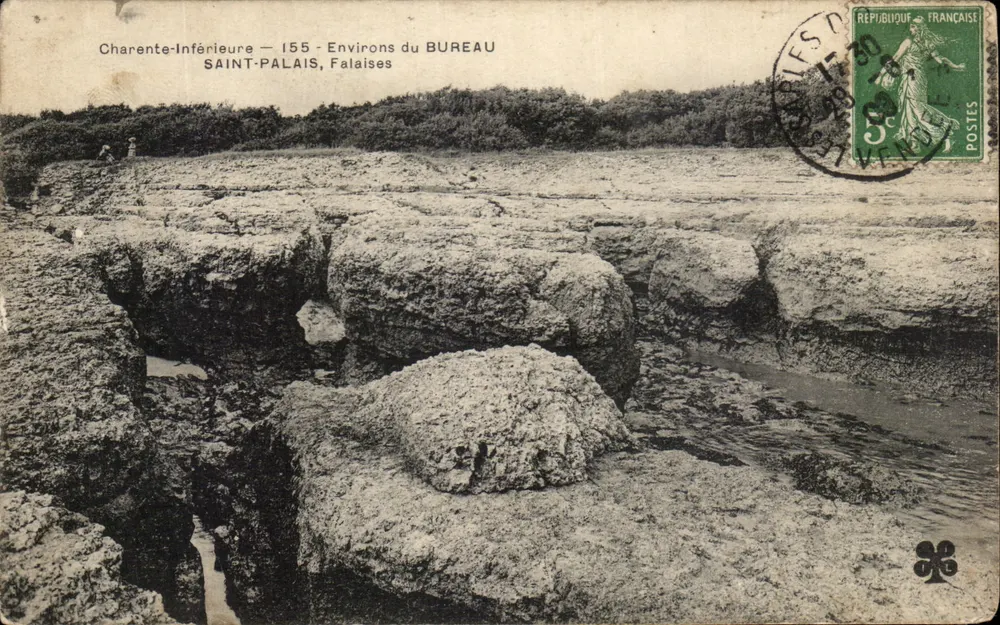 Ansicht des Bureau — Saint-Palais, Klippen — Charente-Inférieure — 155 - Vorderseite