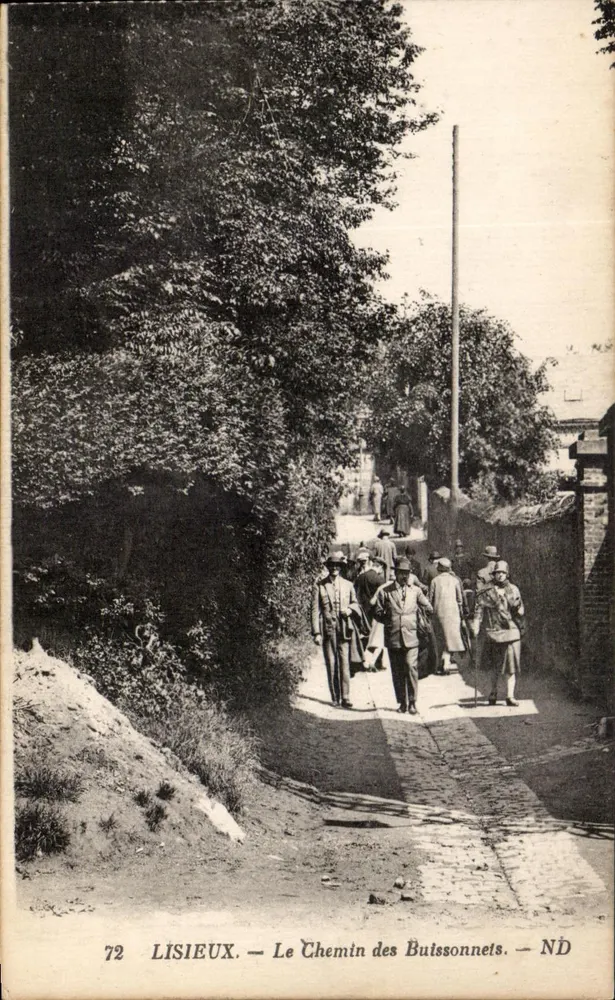 Lisieux — O Caminho dos Buissonnets — N.D. - Frente