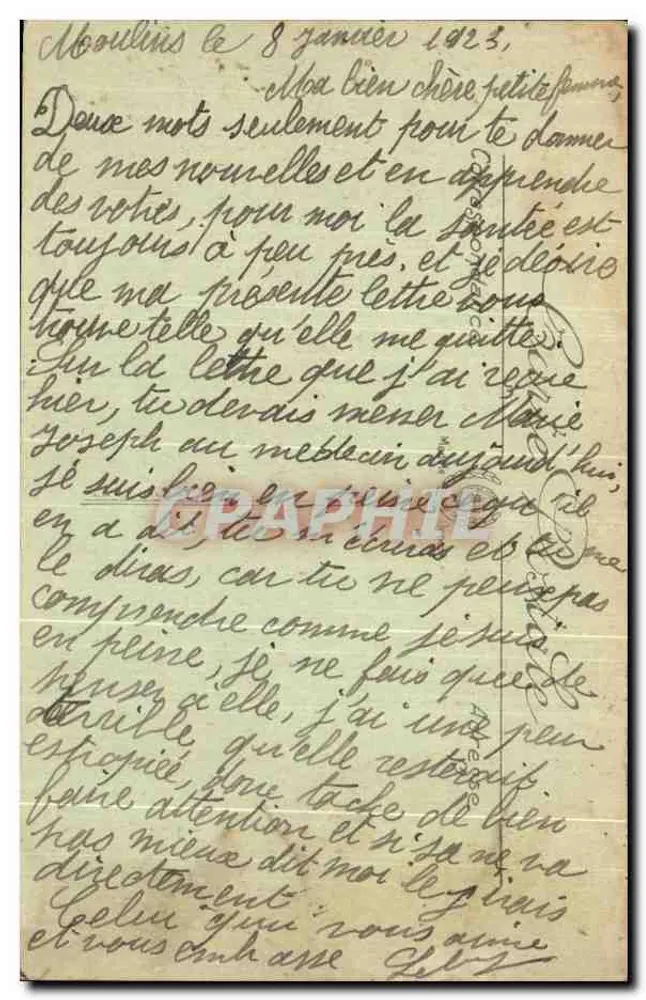 MoulinS — O Liceu de Meninas — Edição Avenier - Verso