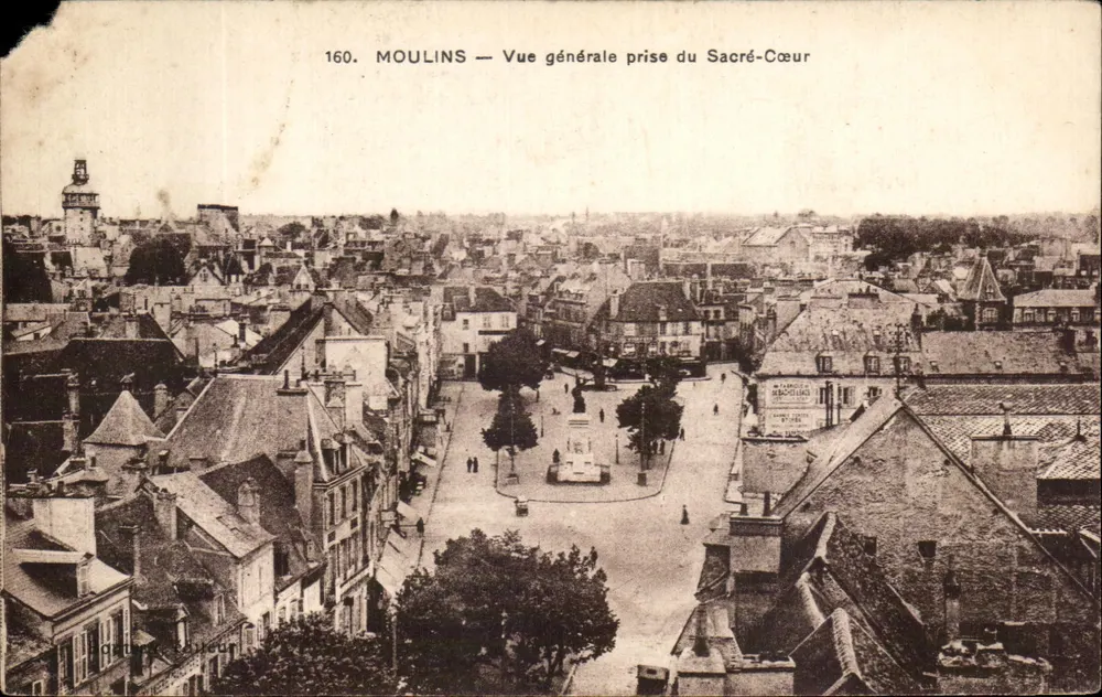 MOULINS — Allgemeiner Blick vom Sacré-Cœur — Verlag: FRANCE REBOULINS, n° 160 - Vorderseite