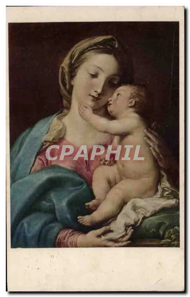 Madonna mit Kind — Ausgabe der Galleria Borghese, Rom — N. 609 - Vorderseite