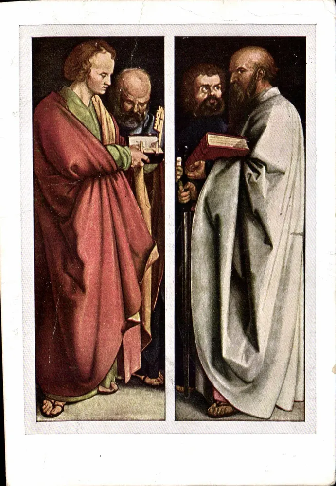 Os Quatro Evangelistas — Dürer, edição de 1936 — editor Cernay - Frente