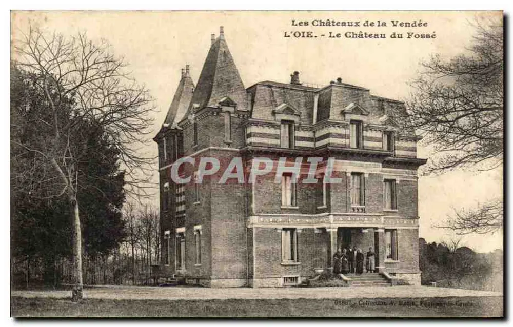 Schloss Fossé - L'Oie — Sammlung A. Rahn, Papapane-la-Coudre - Vorderseite