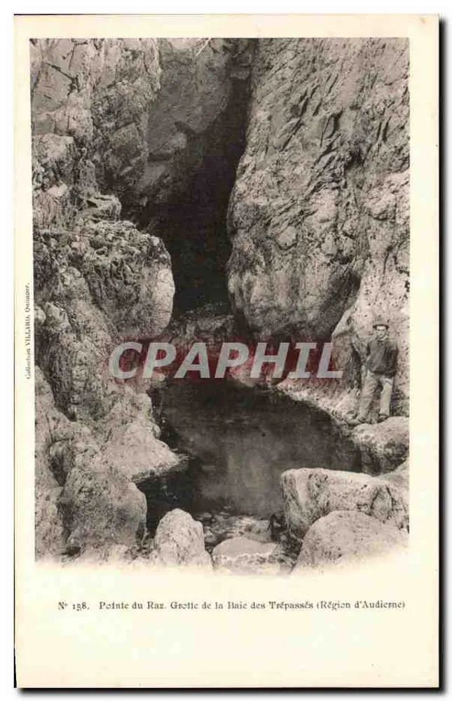 Pointe du Raz - Grotte de la Baie des Trépassés (Region von Audierne) — Sammlung VILLABIA, Quimper, Nr. 158 - Vorderseite