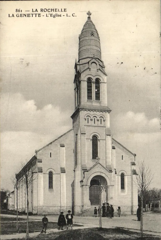 La Rochelle - La Genette - A Igreja - L. C. - n°861 - Frente
