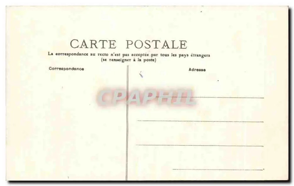 Innenraum der Kirche des Heiligen Herzens in La Rochelle — Genette — L. C. — n° 1017 - Rückseite