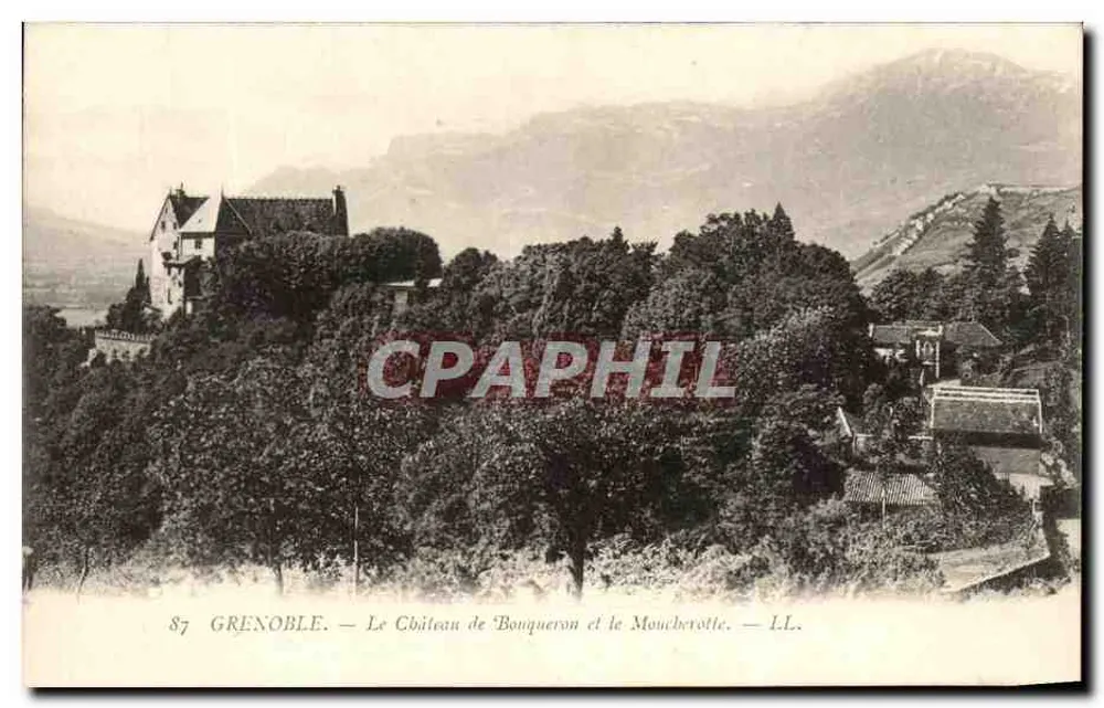 Grenoble — O Castelo de Bonqueron e o Mouchevotte — L.L. — n°87 - Frente