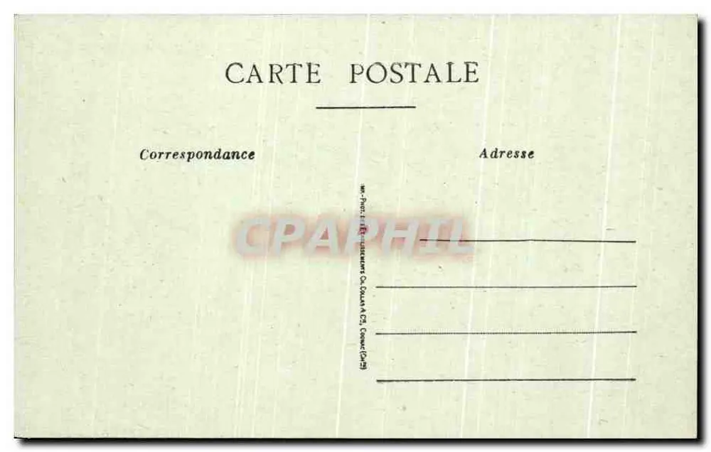 Castelo de Beauroux — Lussant (Canton de Tonnay-Charente) — Editor: A. Bérenger, 3616 - Verso