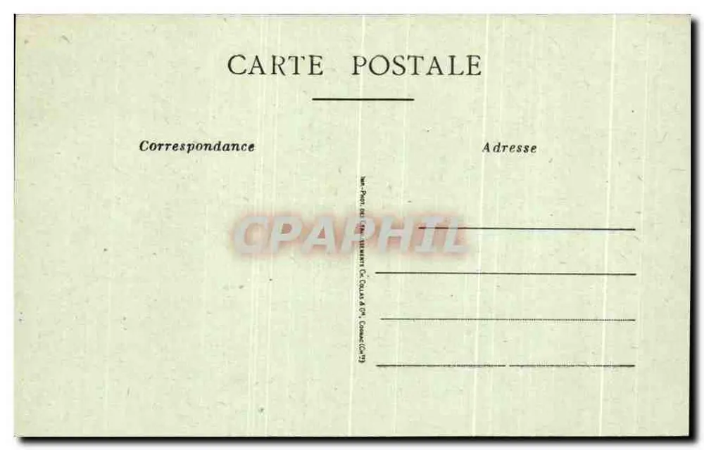 Schloss Beauroux — Lussant (Kanton Tonnay-Charente) — G. Berretin, Verlag, 65, Rue des Merciers, La Rochelle - Rückseite