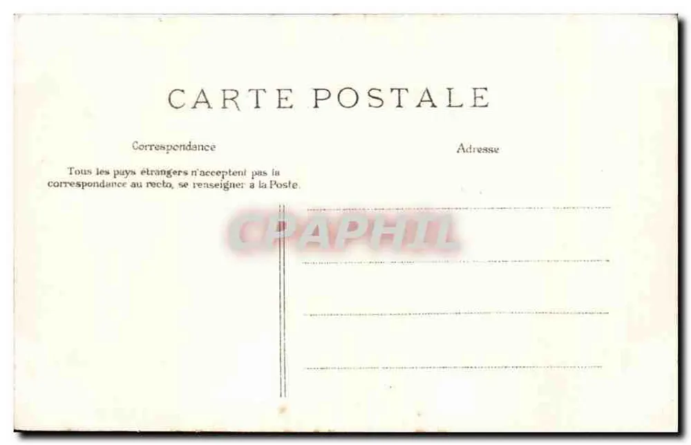 Les Essarts — O Castelo — Lib. Poupin, Mortagne - Verso