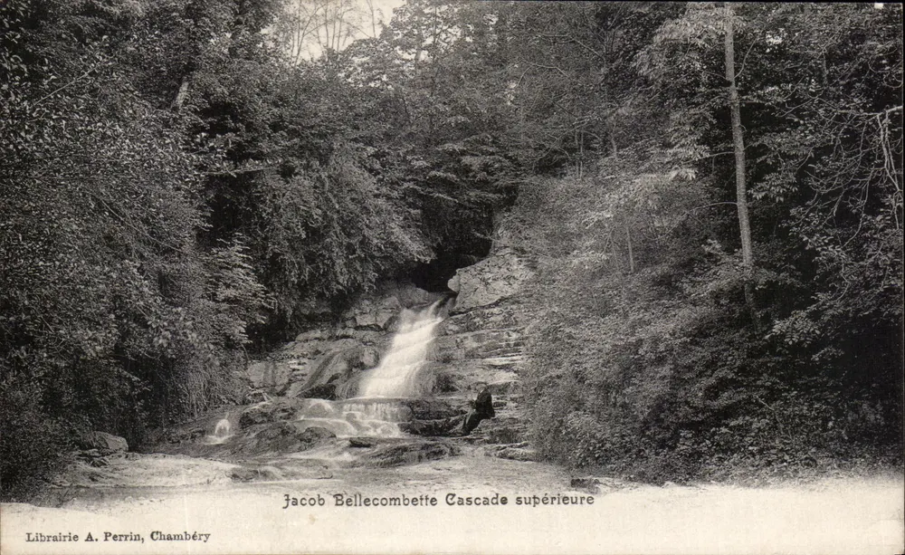 Cachoeira superior — Bellecombette — Livraria A. Perrin, Chambéry - Frente