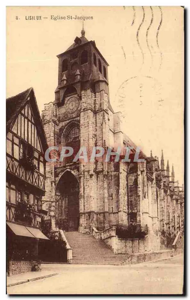 Lisieux — Igreja de São Jacó — Editor Palais du Rosaire, n°8 - Frente