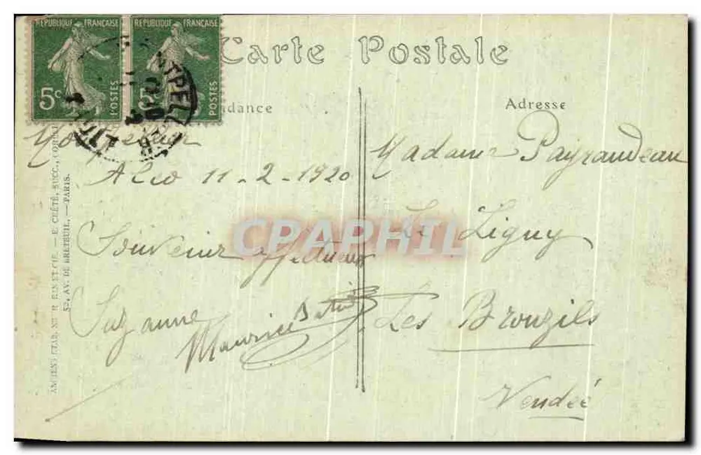 Montpellier — O Aqueduto dos Arcos — ND. Fot. - Verso