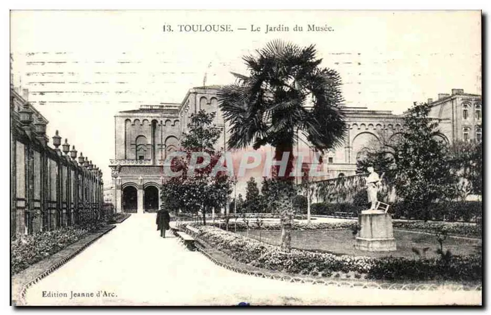 Toulouse — O Jardim do Museu — Edição Jeanne d'Arc - Frente