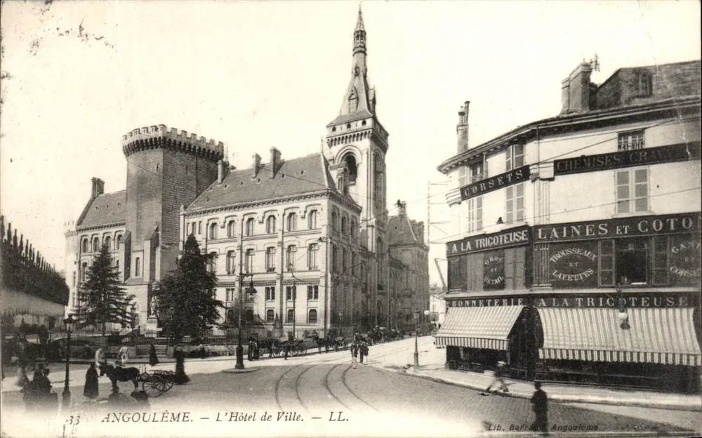 Angoulême — Das Rathaus — Lib. Baffreau, Angoulême - Vorderseite