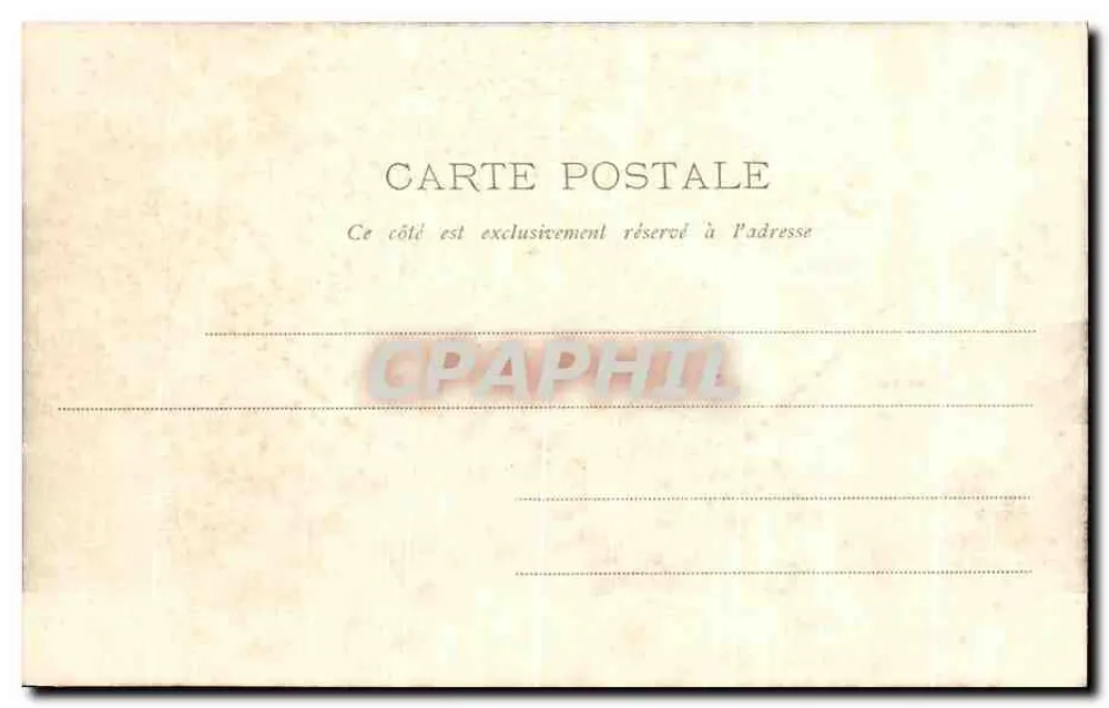 Pau. O Castelo. Vista lateral — D. T. Éditeur, Lourdes - Verso