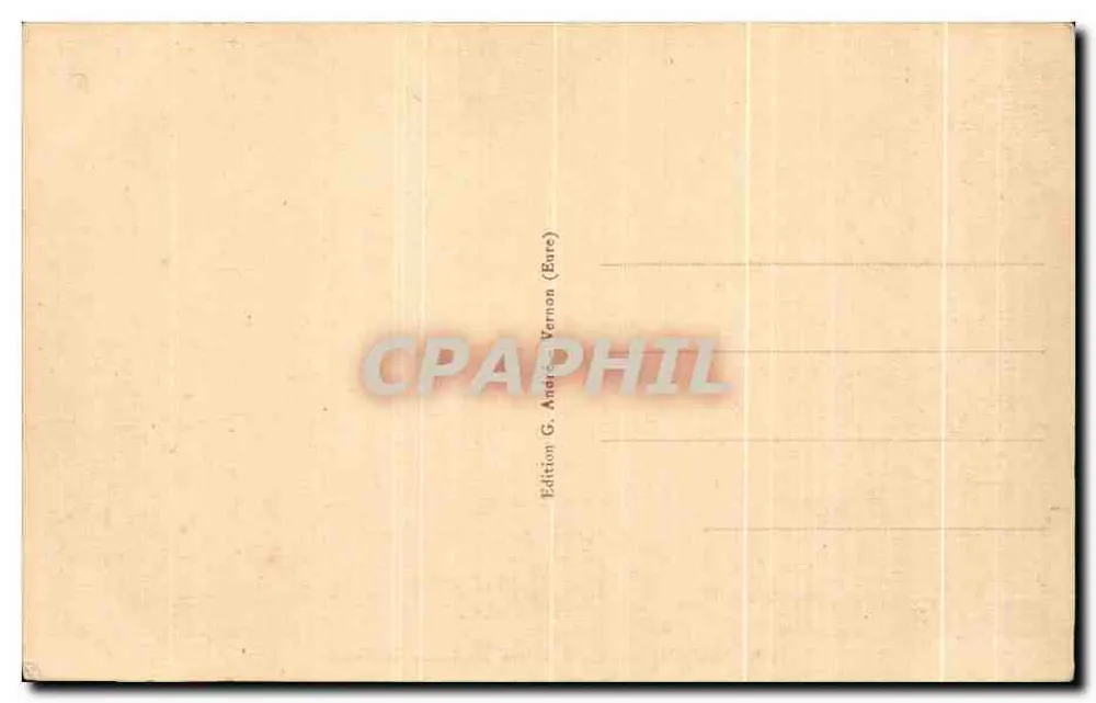 Vernon (Eure) — Eingang zum Viertel Avenay — Édition G. André - Rückseite