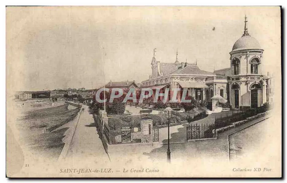 Saint-Jean-de-Luz — Das Grand Casino — Sammlung ND Phot - Vorderseite