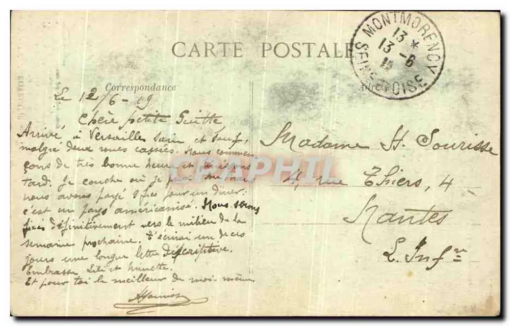 Grabkapelle von Maximilien de Béthune in Nogent-le-Rotrou — Verlag Ansichtskarte Serie 67 - Rückseite