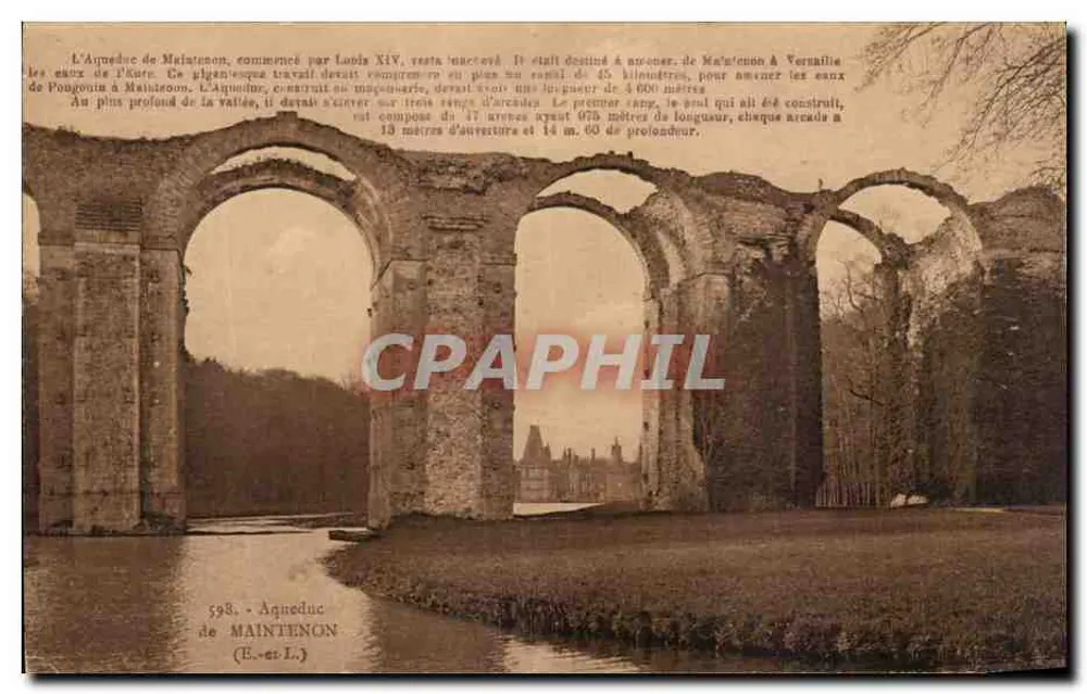 Aqueduto de Maintenon — ruínas — (E.-et-L.) - Frente