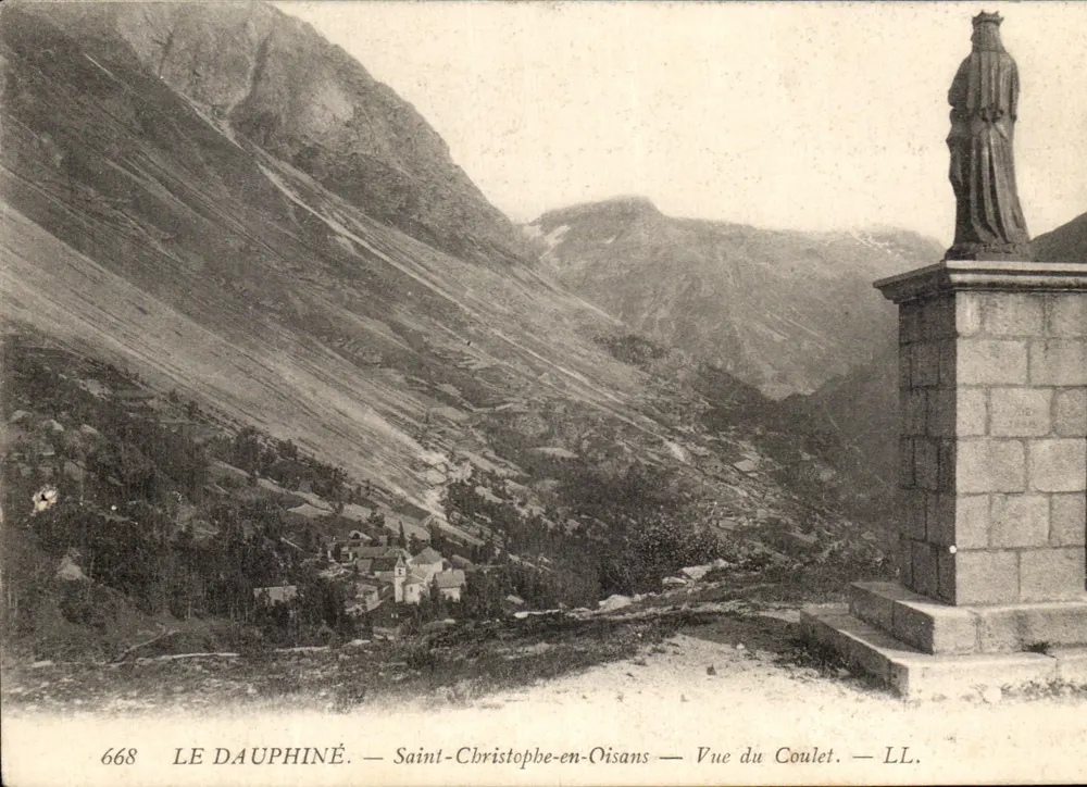 Saint-Christophe-en-Oisans — Ansicht des Coulet — LL. — Le Dauphiné - Vorderseite