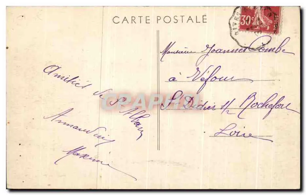 SAINT-ALBAN-de-ROCHE (Isère) — Vista geral — Coll. Frizon - Verso