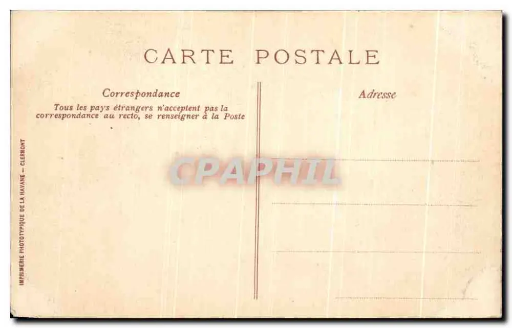 Die Gorges d'Enval — Das Ende der Welt — Pittoreske Auvergne — 261. Um Châtel-Guyon - Rückseite