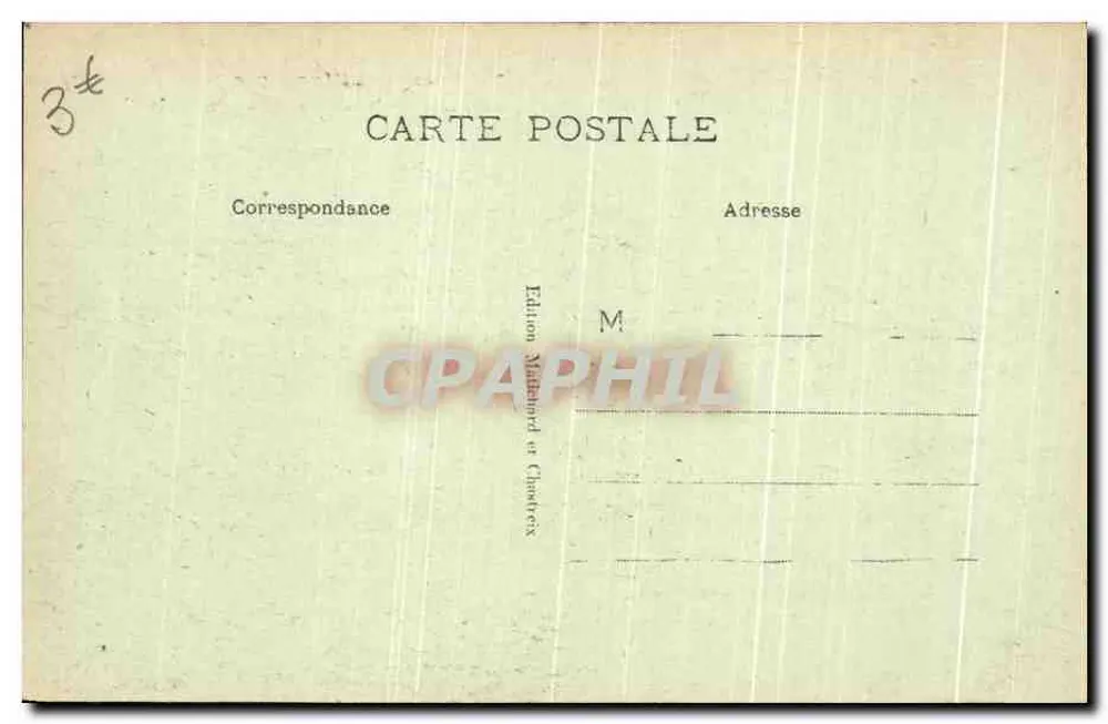Clermont-Ferrand — Place de Jaude — L'Auvergne Pittoresque, n°101 - Rückseite