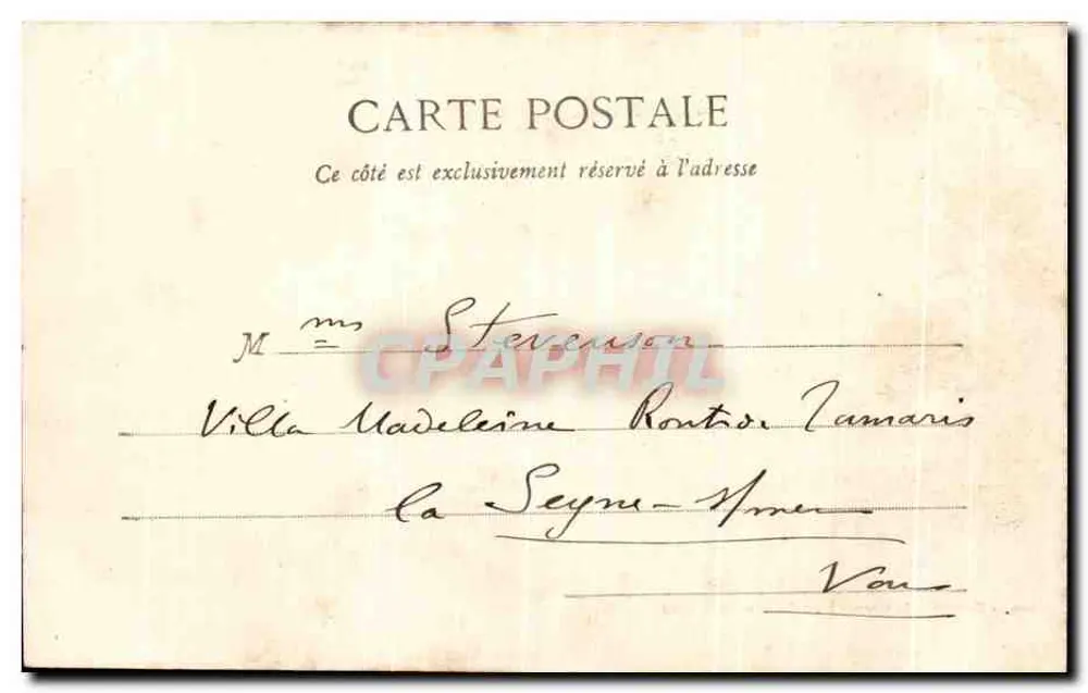 Arredores de Grenoble — Isère e St Eynard — Papeterie L. Pons, Grenoble - Verso