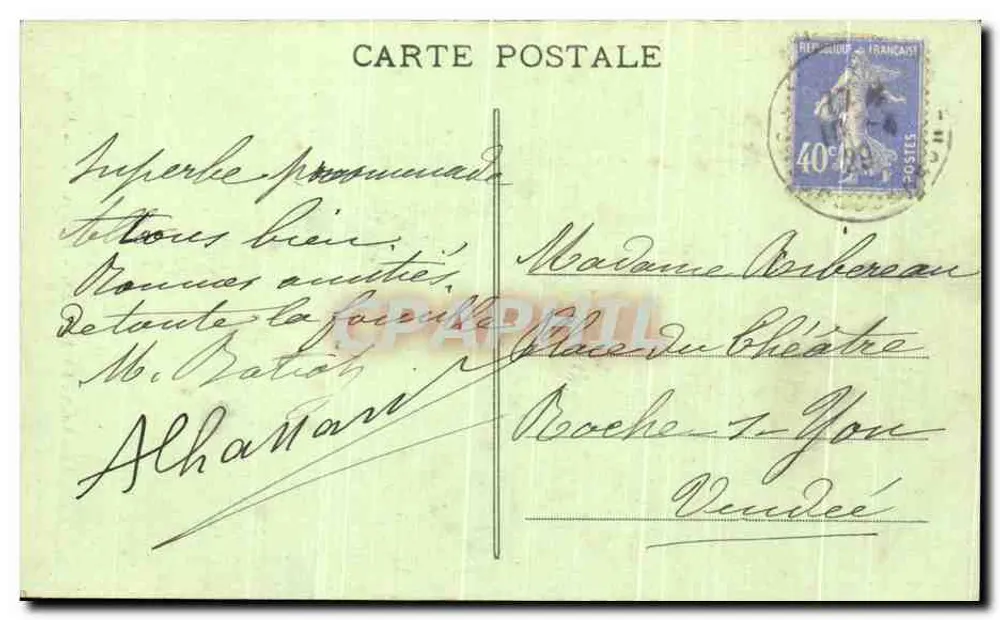 Les Saintes-Maries - Basilica vista dal Mezzogiorno — Edizione Marcheteau, Arles, n°89 - Verso