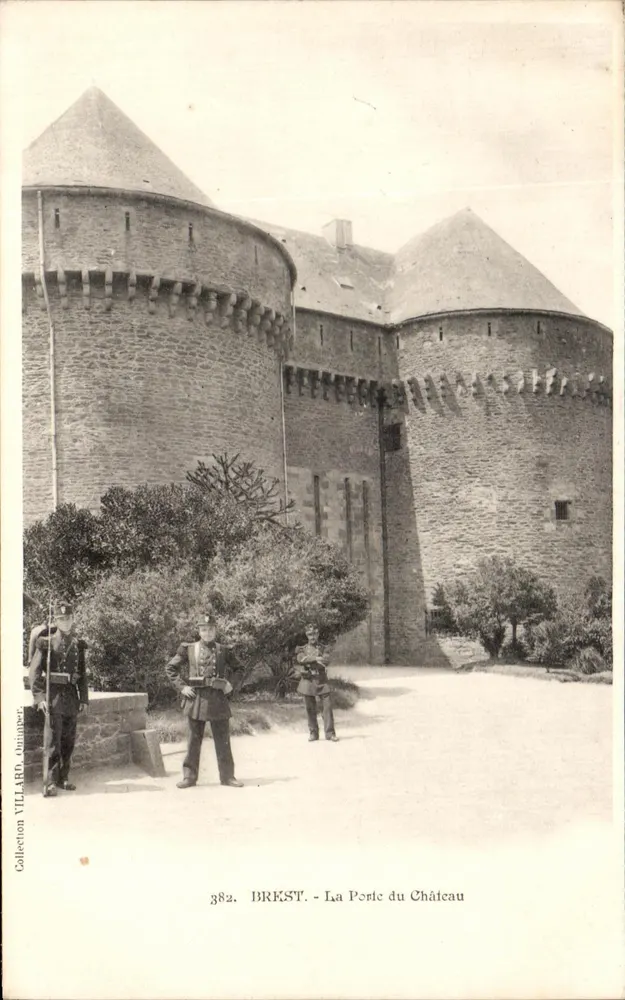 BREST - Das Schlossportal — Sammlung VILLARD, Nr. 382 - Vorderseite