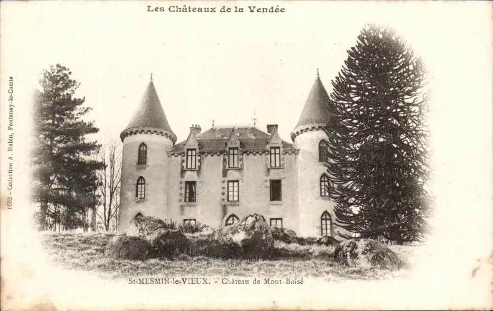 Schloss Mont-Boisé — St-Mesmin-le-Vieux — Sammlung A. Robin, Fonteauy-le-Comte - Vorderseite