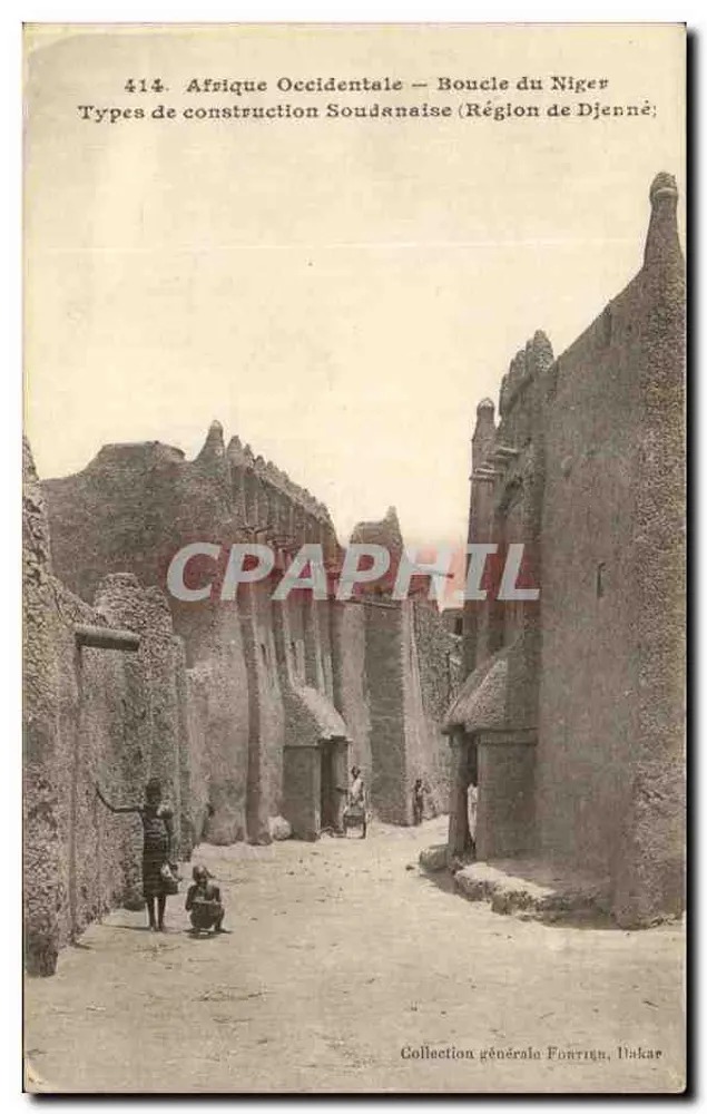 Westafrika — Schleife des Niger — Sudanische Baustile (Region Djenné) - Vorderseite