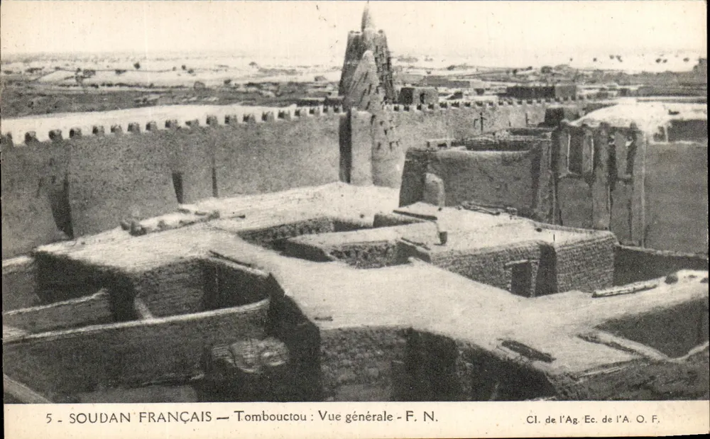 Tombouctou — Allgemeiner Blick — F.N. — Klasse des Ec. Ag. der A.O.F. - Vorderseite