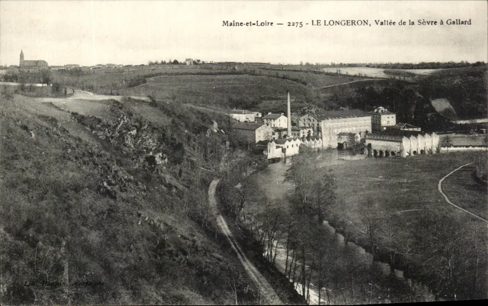 Le Longeron, Tal der Sèvre bei Gallard — Maine-et-Loire — 2275 — Verlag: Léon Bonnin, Ardennes - Vorderseite