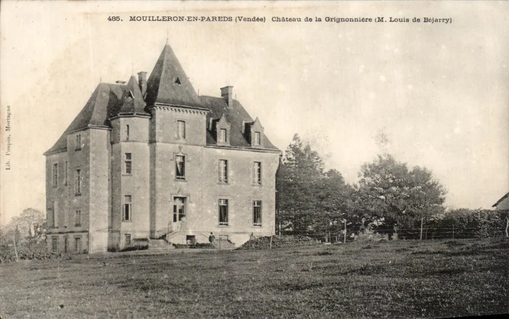 Mouilleron-en-Pareds (Vendée) — Schloss La Grignonnière — Lib. Imp. Moragane - Vorderseite