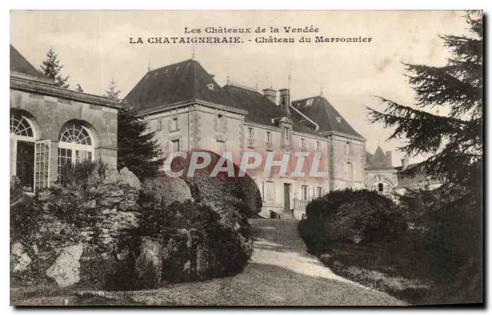 Die Chataigneraie - Schloss Marfonnier — Die Schlösser der Vendée, Verlag Lefebvre & Cie, Nr. 107 - Vorderseite