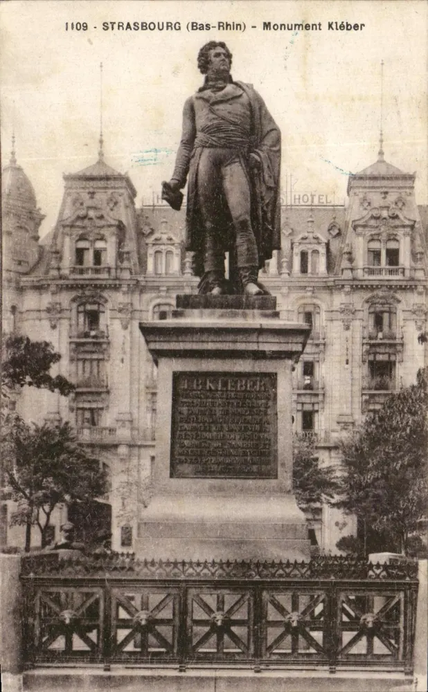 Strasbourg (Benedenrijn) - Monument Kléber — Editie Alsatisch Paulus & Fuchs, n°1109 - Voorkant