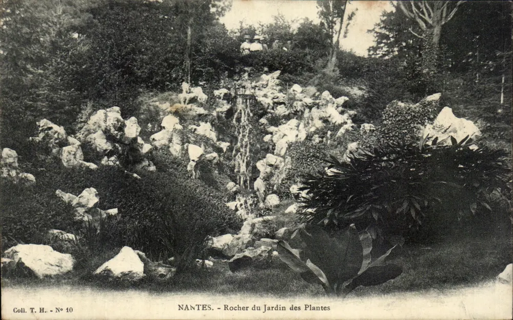 NANTES - Rocher du Jardin des Plantes — Coll. T. H. - N° 10 - Recto