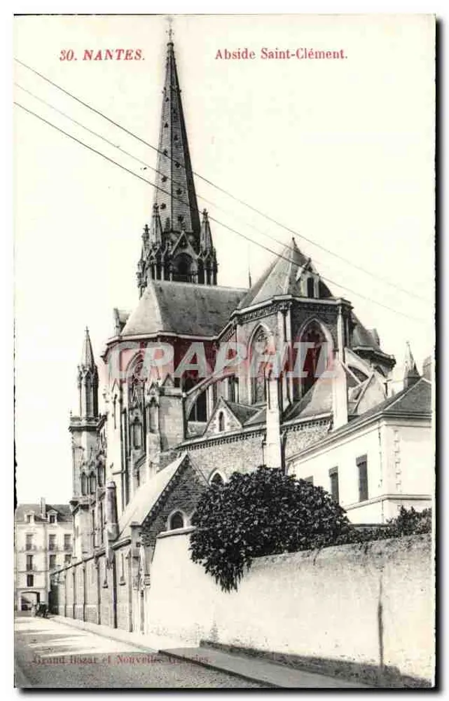 Nantes — Absydę św. Klamenta — Grand Hégar i Nowe Galerie - Awers
