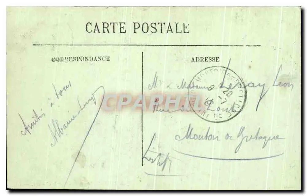 Vichy — Das Casino am Abend während des Konzerts — LL. — Nr. 160 - Rückseite