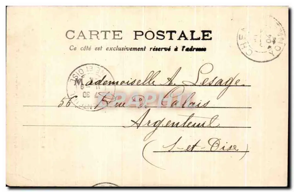 BAR-sur-SEINE — Cappella di Nostra Signora — Fototipia Châtel-Thierry, n°6 - Verso