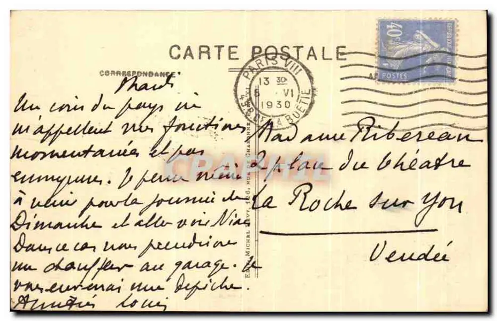 Vincennes - Der Eingang zum Schloss und die Gräben — Verlag E. Michel, Nr. 10 - Rückseite