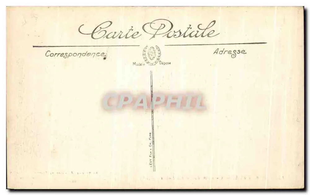 Bordeaux — Ein Eckchen des öffentlichen Gartens — LL. — SELECTA - Rückseite
