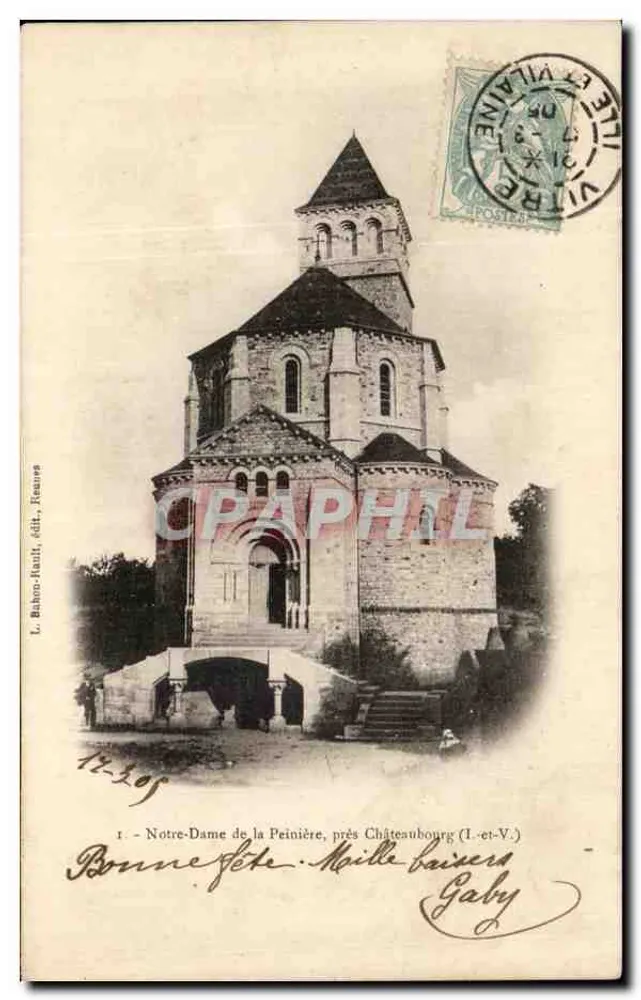 Notre-Dame de la Peinière, in der Nähe von Châteaubourg (Ille-et-Vilaine) — Verlag L. Bahore-Rouault, Herausgeber, Rennes — Nr. 1 - Vorderseite