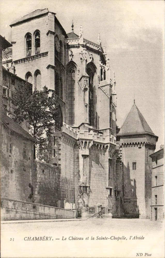Chambéry — Schloss und Sainte-Chapelle, das Apsis — ND Phot - Vorderseite