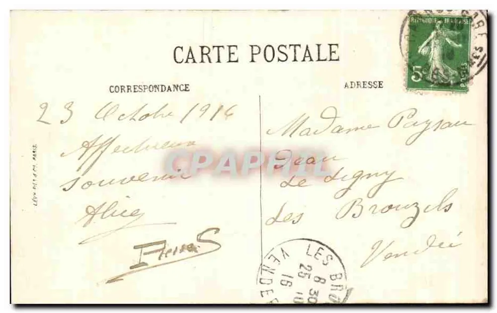 CANNES — Square Carnot — SELECTA n°89 - Rückseite